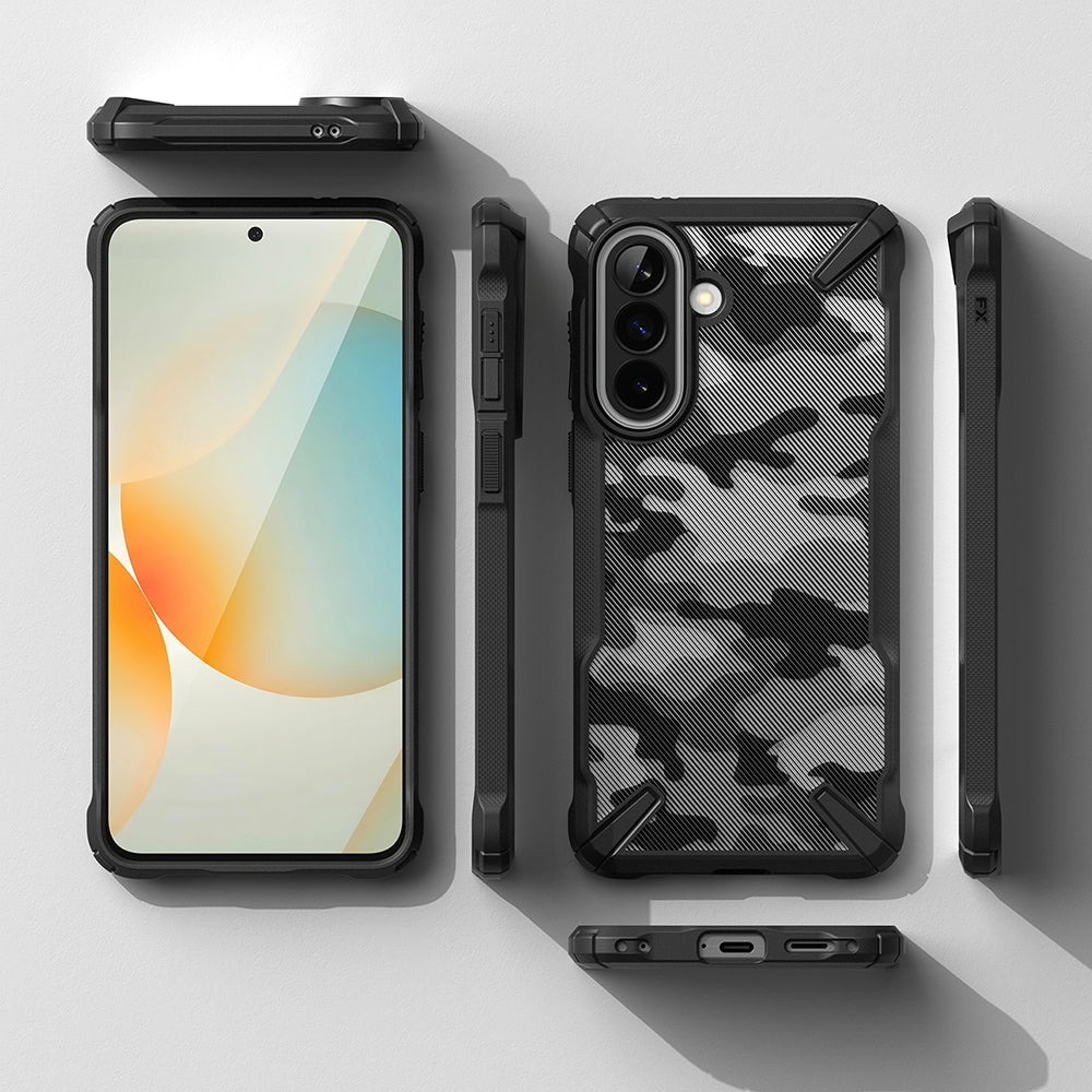 Funda para Samsung Galaxy A57 5G, Ringke, Fusion X, Camuflaje