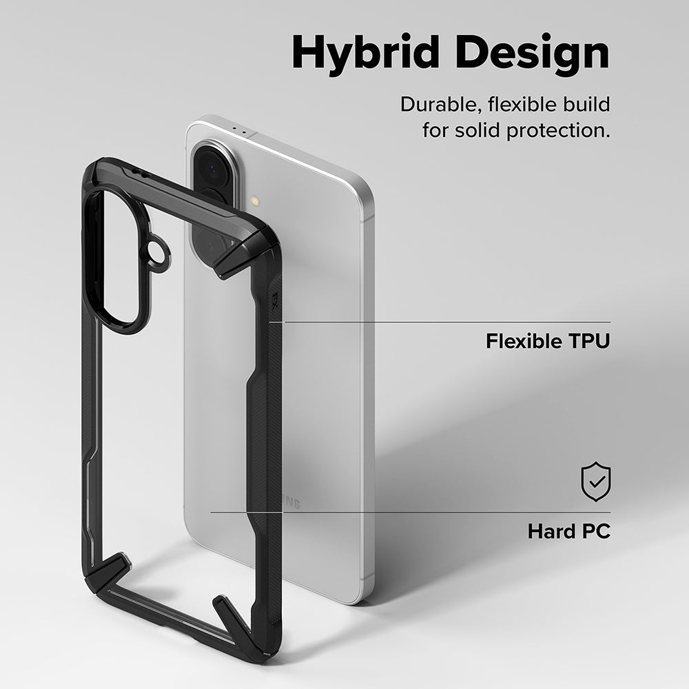 Case for Samsung Galaxy A57 5G, Ringke, Fusion X, Black