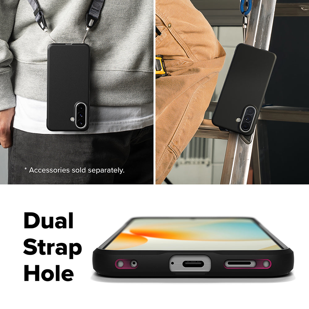 Funda para Samsung Galaxy A57 5G, Ringke, Onyx, Negra