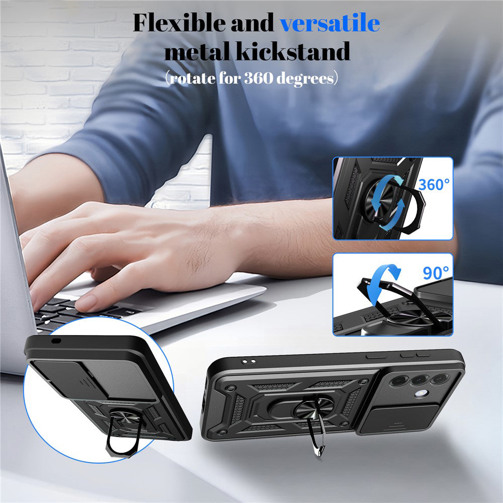 Funda para Samsung Galaxy A57 5G, Techsuit, CamShield, Azul