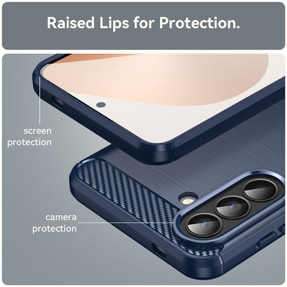 Funda para Samsung Galaxy A57 5G, Techsuit, Carbono, Azul