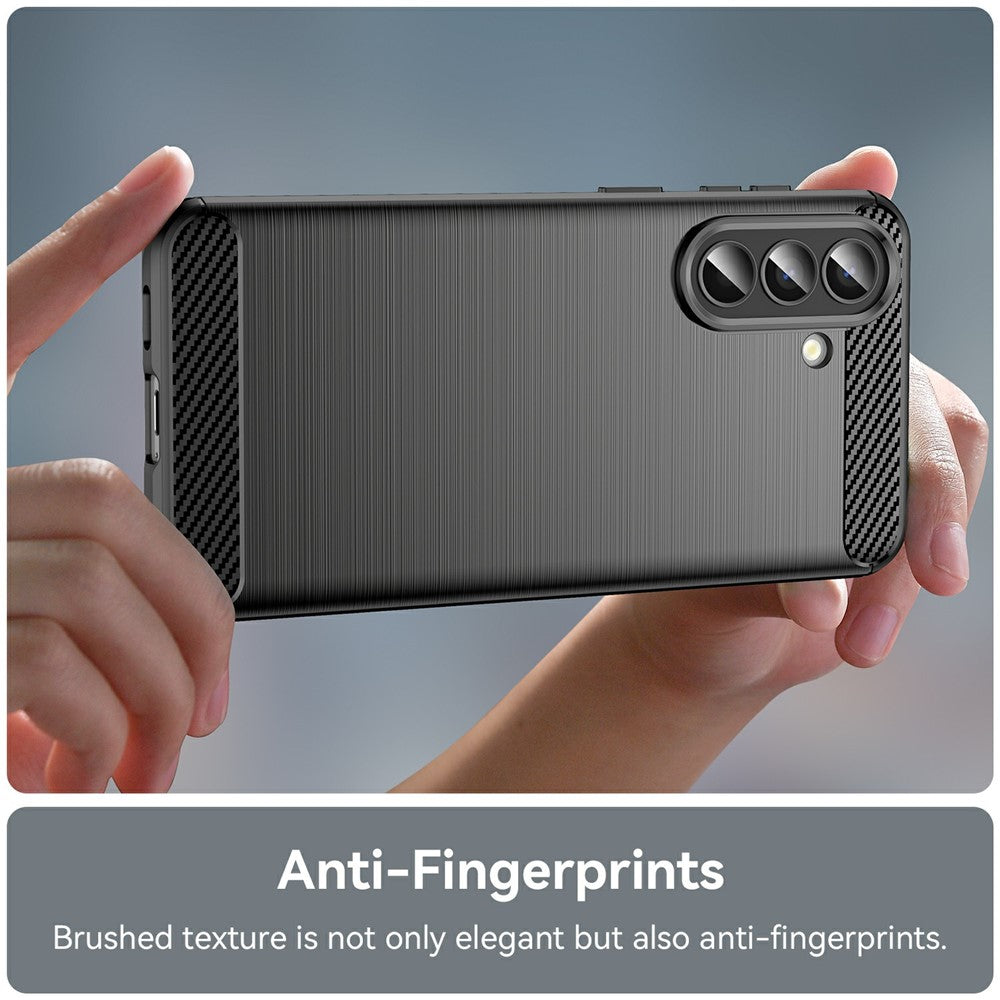 Funda para Samsung Galaxy A57 5G, Techsuit, Carbono, Negra