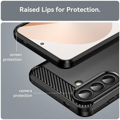 Funda para Samsung Galaxy A57 5G, Techsuit, Carbono, Negra