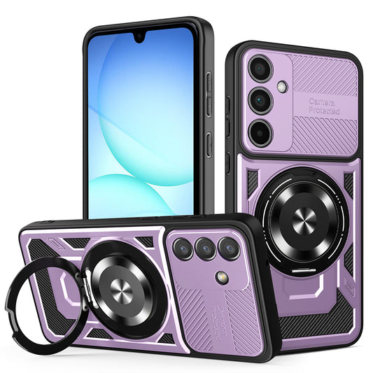 Case for Samsung Galaxy A57 5G, Techsuit, RuggedCam, Purple