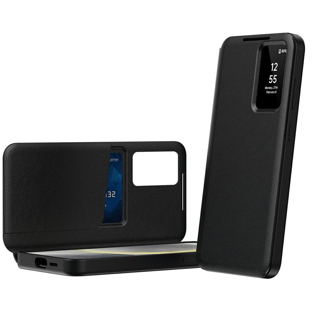 Funda para Samsung Galaxy A57 5G, Techsuit, SmartView, Negra