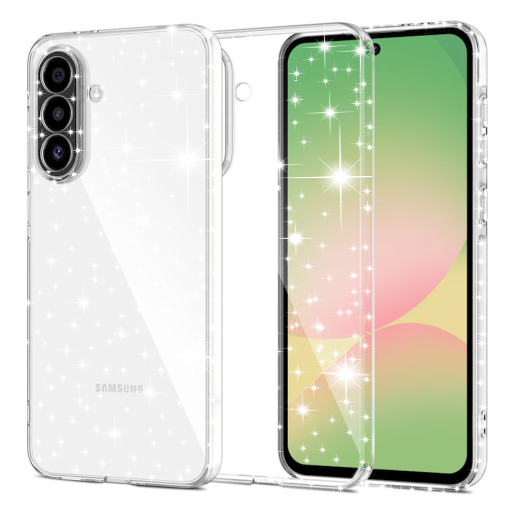 Funda para Samsung Galaxy A57 5G, Techsuit, SparkleSkin, Transparente