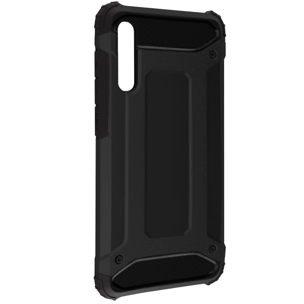 Funda para Samsung Galaxy A70s A707 / A70 A705, Techsuit, Hybrid Armor, Negra