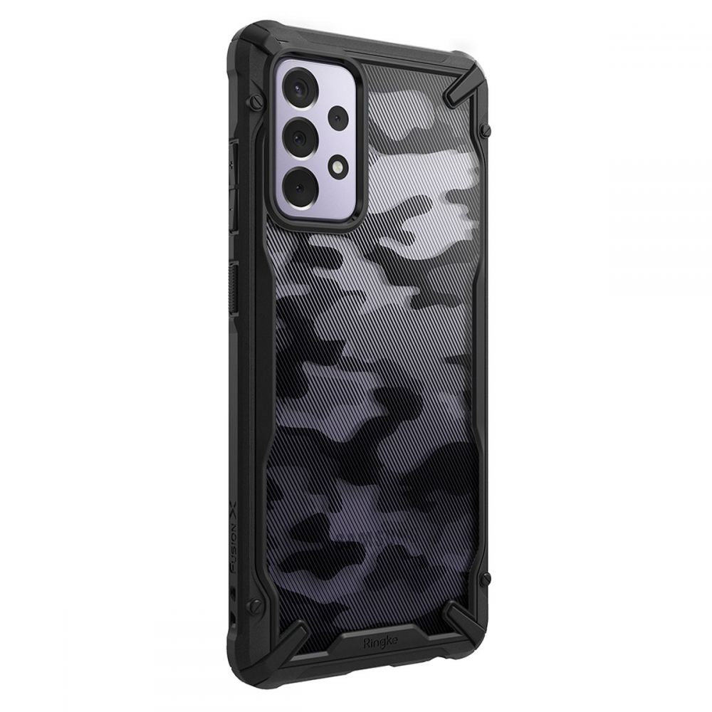 Funda para Samsung Galaxy A72 A725 / A72 5G A726, Ringke, Fusion X Design, Camuflaje