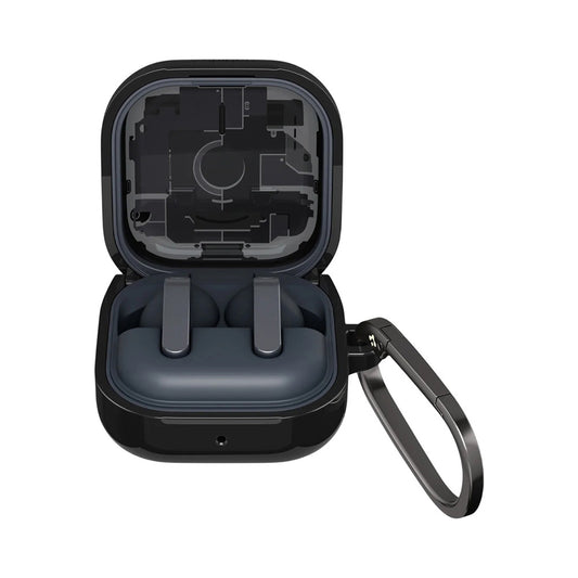 Funda para Samsung Galaxy Buds4 / Buds4 Pro, Spigen, Ultra Hybrid, Negra ACS11201