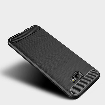 Funda para Samsung Galaxy J4 Plus (2018) J415, Techsuit, Carbono, Negra
