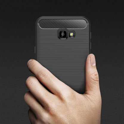 Funda para Samsung Galaxy J4 Plus (2018) J415, Techsuit, Carbono, Negra