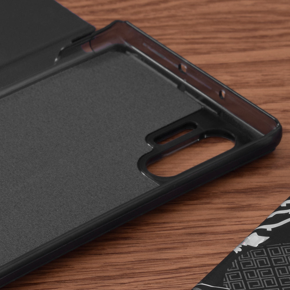 Funda para Samsung Galaxy Note 10+ 5G N976 / Note 10+ N975, Techsuit, eFold, Negra