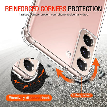 Case for Samsung Galaxy Note 10+ 5G N976 / Note 10+ N975, Techsuit, Shockproof Clear, Transparent