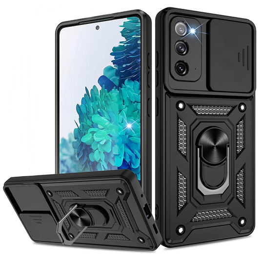 Funda para Samsung Galaxy Note 20 5G N981 / Note 20 N980, Techsuit, CamShield, Negra