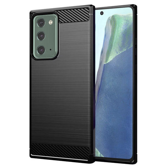 Funda para Samsung Galaxy Note 20 5G N981 / Note 20 N980, Techsuit, Carbono, Negra