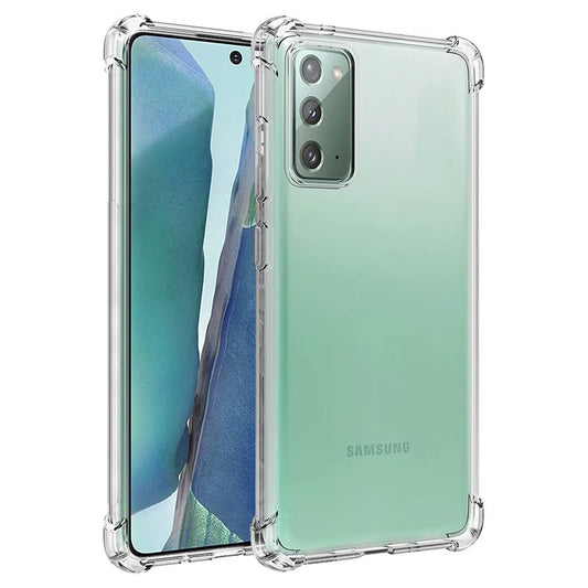 Funda para Samsung Galaxy Note 20 5G N981 / Note 20 N980, Techsuit, Transparente a prueba de golpes