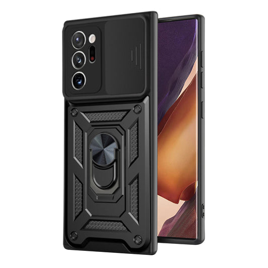 Funda para Samsung Galaxy Note 20 Ultra 5G N986 / Note 20 Ultra N985, Techsuit, CamShield, Negra