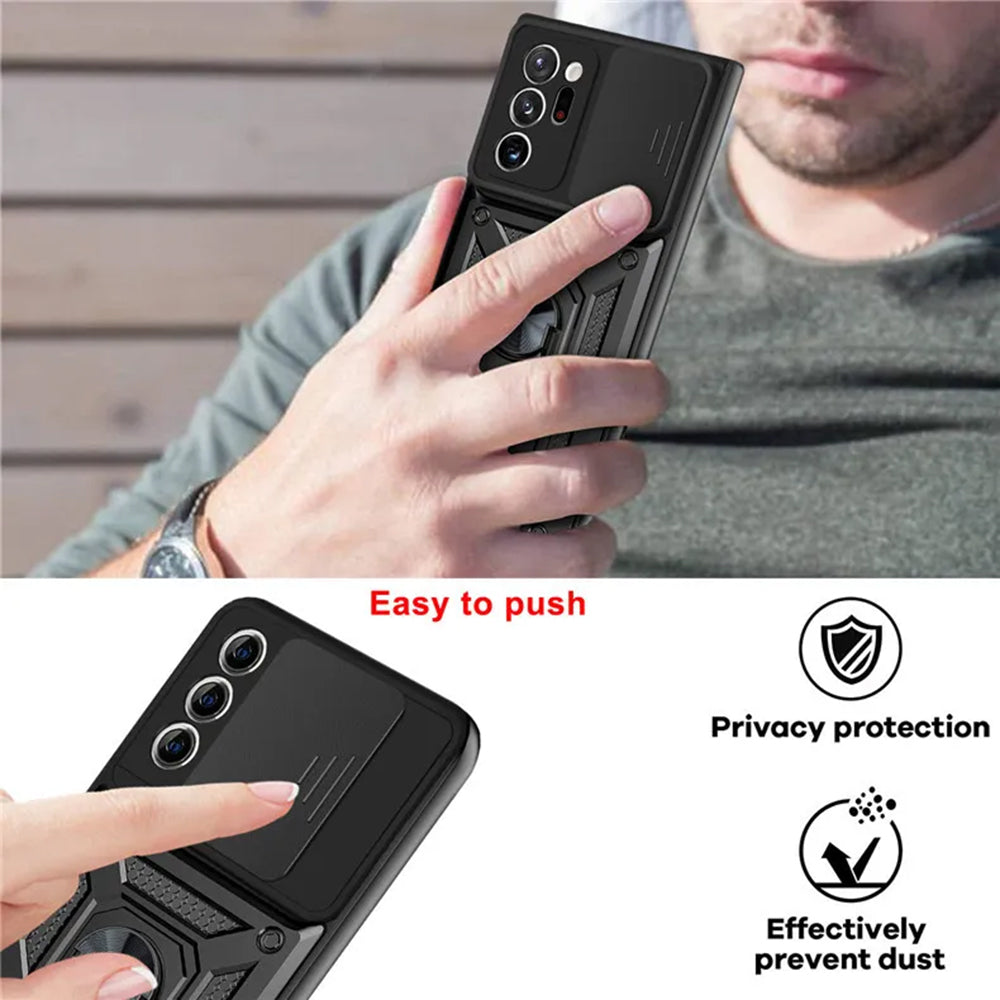 Case for Samsung Galaxy Note 20 Ultra 5G N986 / Note 20 Ultra N985, Techsuit, CamShield, Black