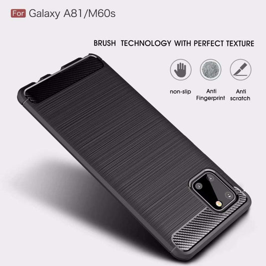 Funda para Samsung Galaxy Note10 Lite N770, Techsuit, Carbono, Negra