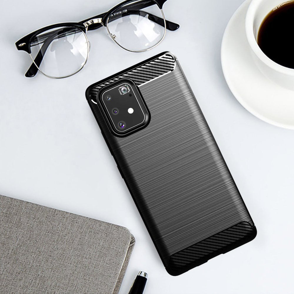 Funda para Samsung Galaxy S10 Lite G770, Techsuit, Carbono, Negra