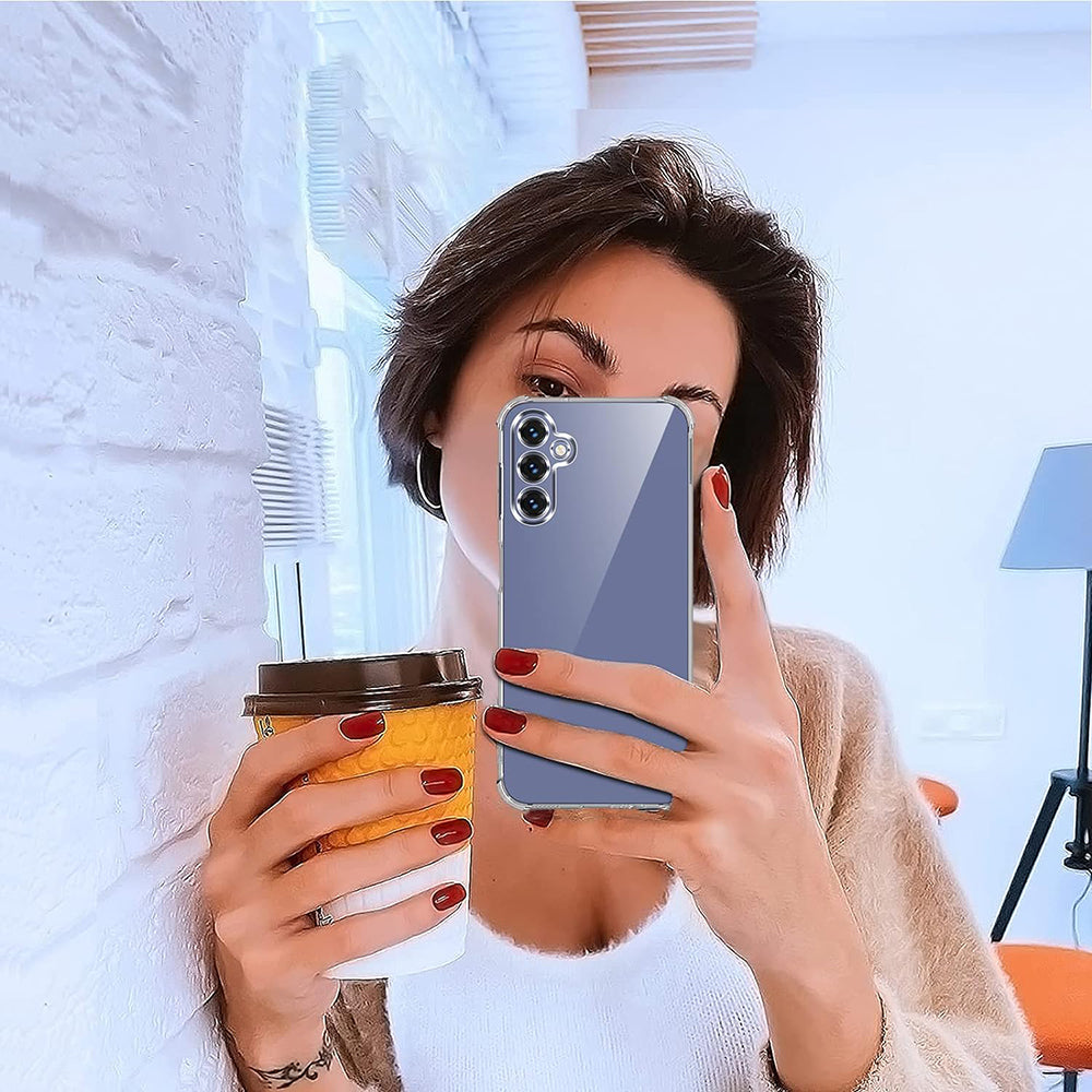 Funda para Samsung Galaxy S10+ G975, Techsuit, Antigolpes Transparente, Transparente