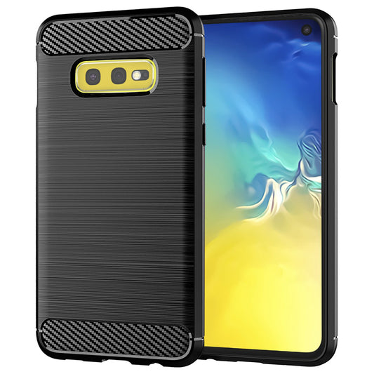Funda para Samsung Galaxy S10e G970, Techsuit, Carbono, Negra