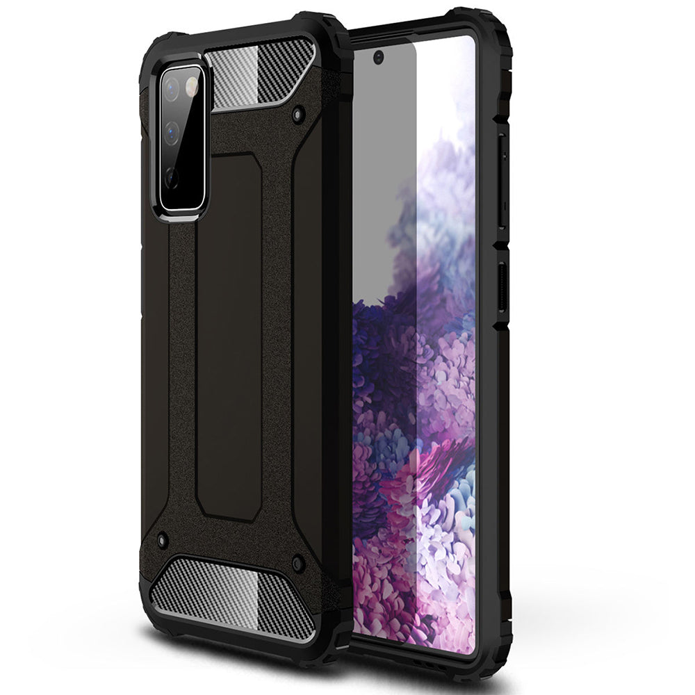 Funda para Samsung Galaxy S20 FE 2022 G781 / S20 FE 5G G781 / S20 FE G780, Techsuit, Hybrid Armor, Negra