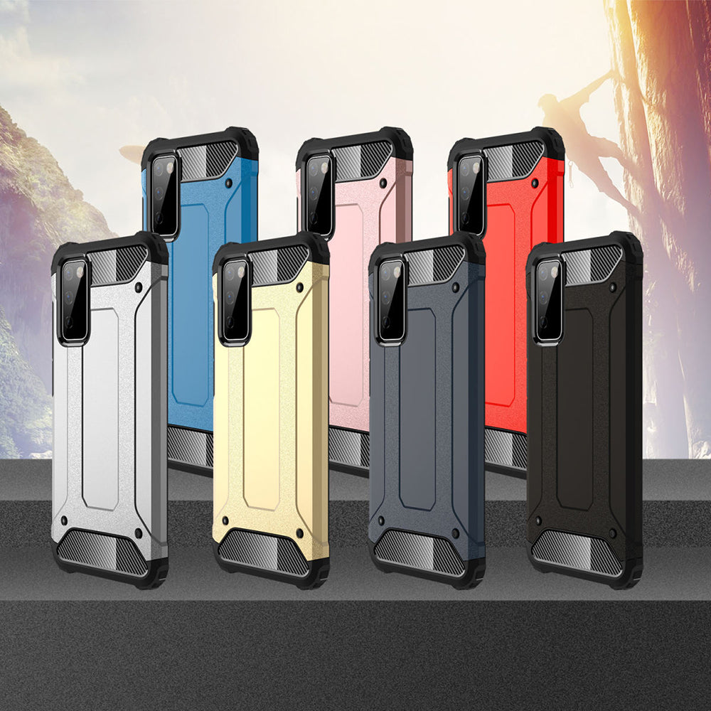 Funda para Samsung Galaxy S20 FE 2022 G781 / S20 FE 5G G781 / S20 FE G780, Techsuit, Hybrid Armor, Negra