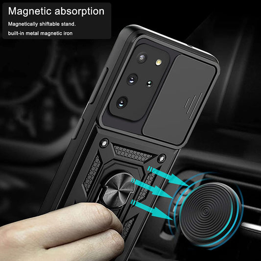 Funda para Samsung Galaxy S20+ 5G G986 / S20+ G985, Techsuit, CamShield, Negra
