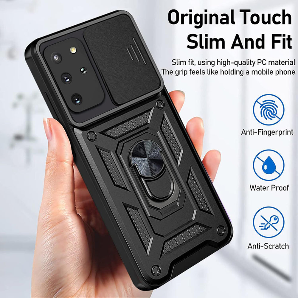 Case for Samsung Galaxy S20+ 5G G986 / S20+ G985, Techsuit, CamShield, Black