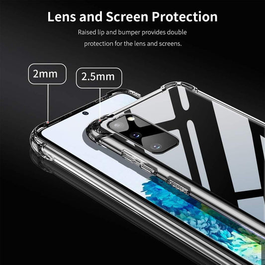 Funda para Samsung Galaxy S20+ 5G G986 / S20+ G985, Techsuit, Transparente a prueba de golpes