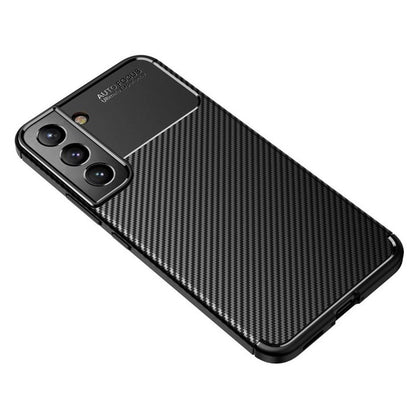 Funda para Samsung Galaxy S21 FE 5G G990, Techsuit, Fibra de Carbon, Negra
