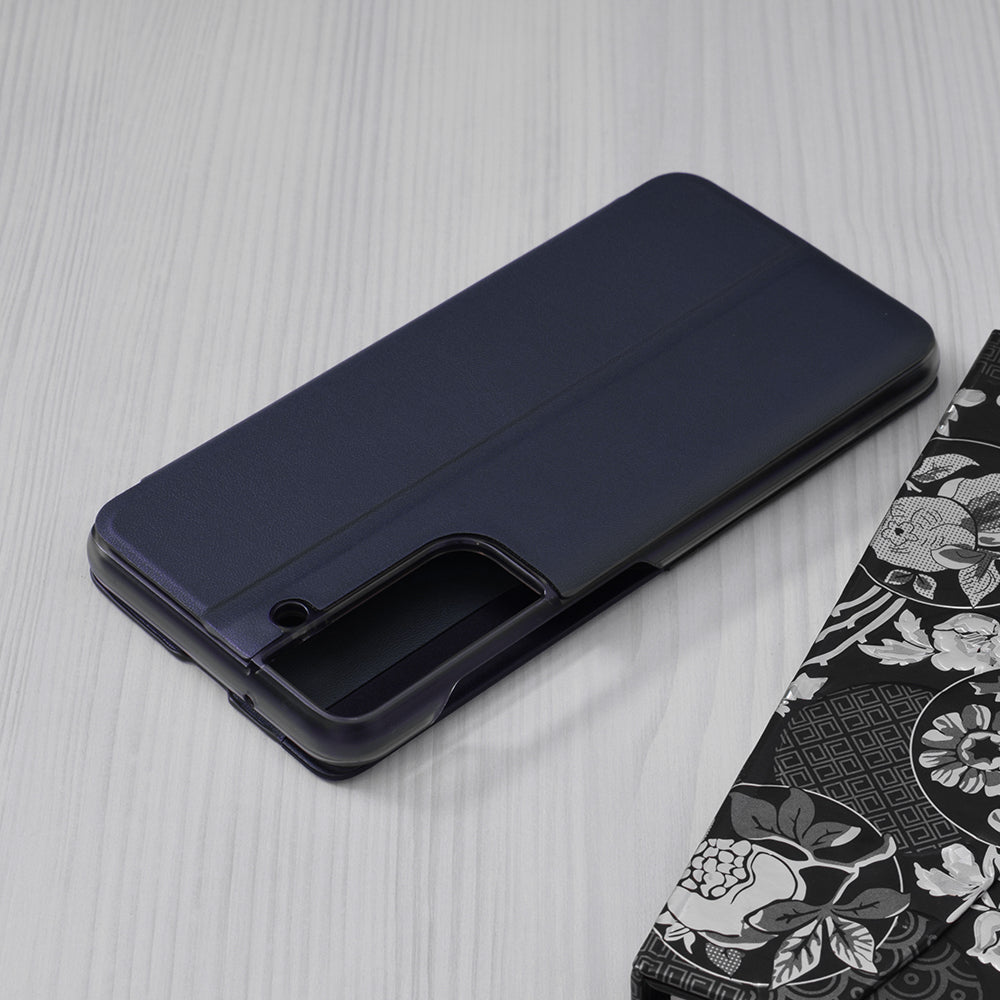 Funda para Samsung Galaxy S21 FE 5G G990, Techsuit, eFold, Azul Oscuro