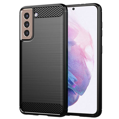 Funda para Samsung Galaxy S21+ 5G G996, Techsuit, Carbono, Negra