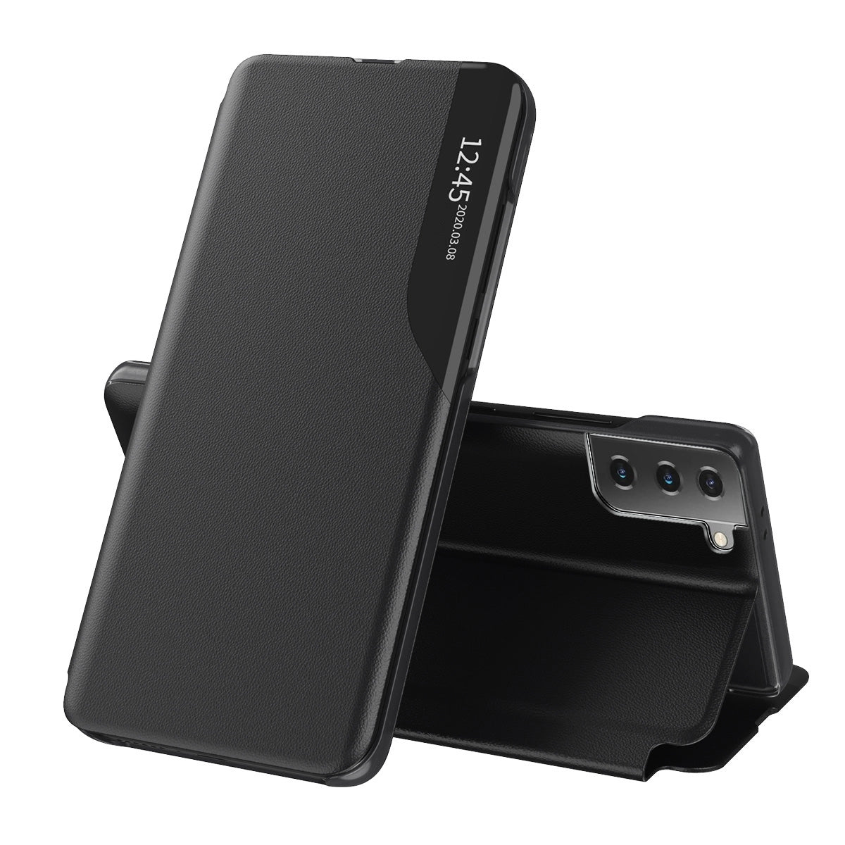 Funda para Samsung Galaxy S21+ 5G G996, Techsuit, eFold, Negra
