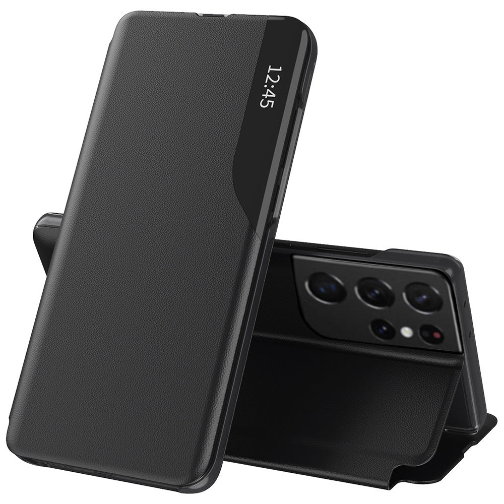 Funda para Samsung Galaxy S21 Ultra 5G G998, Techsuit, eFold, Negra