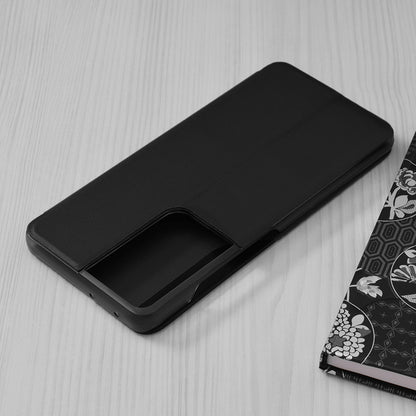 Funda para Samsung Galaxy S21 Ultra 5G G998, Techsuit, eFold, Negra