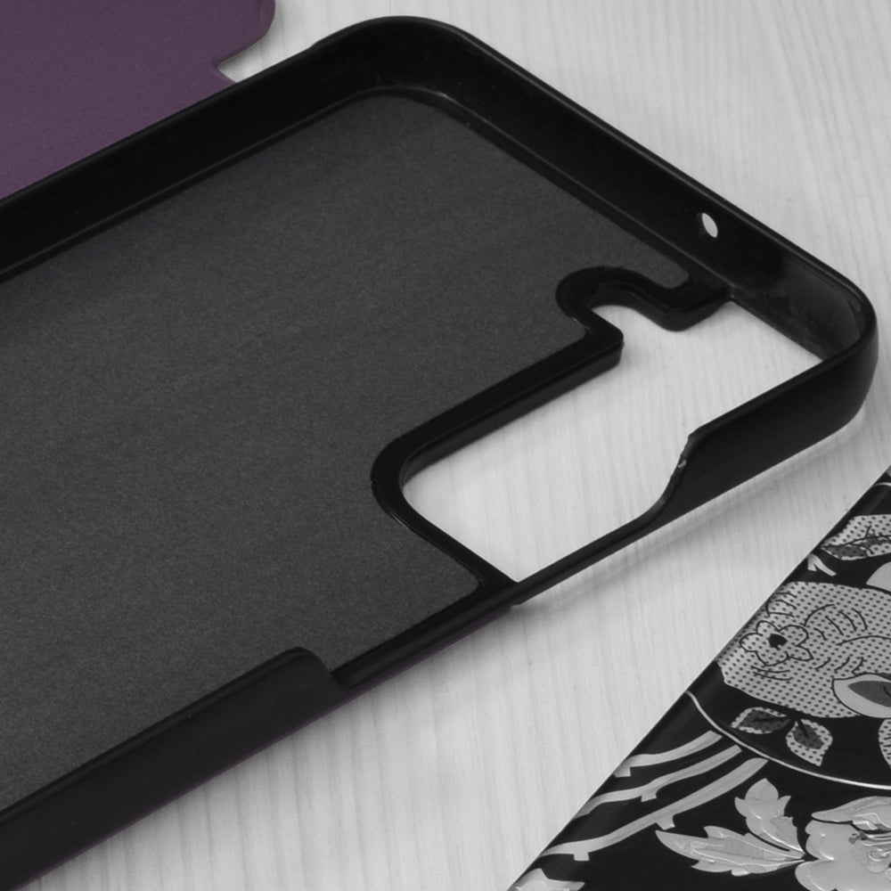Funda para Samsung Galaxy S22 5G S901, Techsuit, eFold, Morado