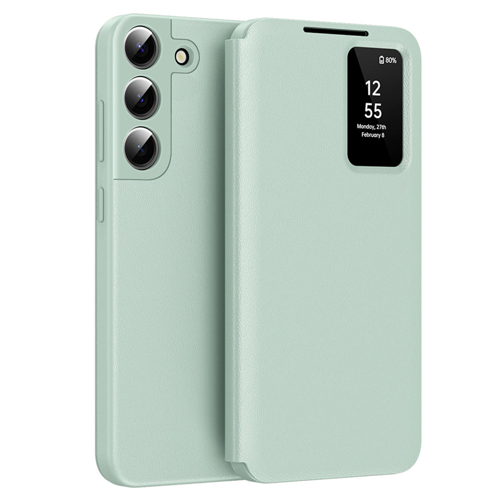 Funda para Samsung Galaxy S22 5G S901, Techsuit, SmartView, Verde