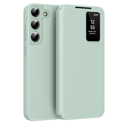 Funda para Samsung Galaxy S22 5G S901, Techsuit, SmartView, Verde