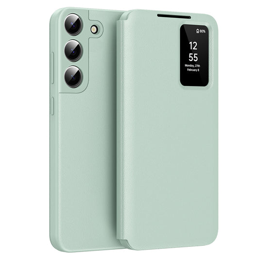 Funda para Samsung Galaxy S22 5G S901, Techsuit, SmartView, Verde