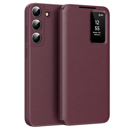 Funda para Samsung Galaxy S22 5G S901, Techsuit, SmartView, Vino