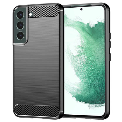 Funda para Samsung Galaxy S22+ 5G S906, Techsuit, Carbono, Negra