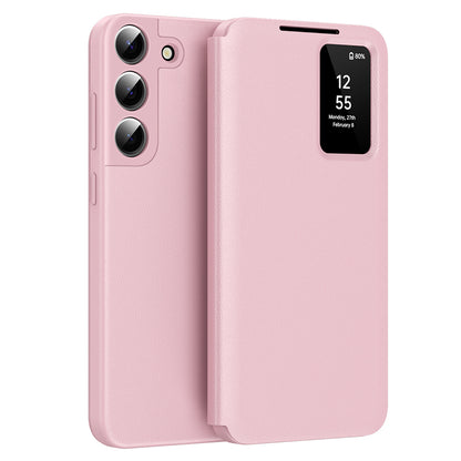 Funda para Samsung Galaxy S22+ 5G S906, Techsuit, SmartView, Rosa