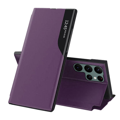 Funda para Samsung Galaxy S22 Ultra 5G S908, Techsuit, eFold, Morado