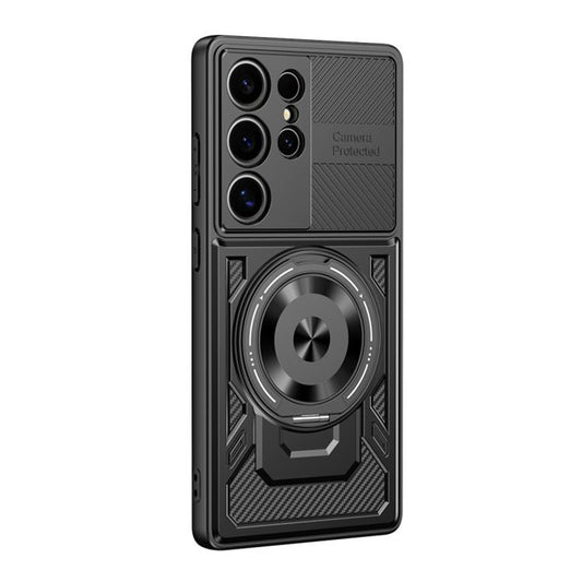 Funda para Samsung Galaxy S22 Ultra 5G S908, Techsuit, RuggedCam, Negra