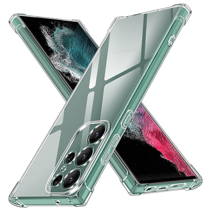 Funda para Samsung Galaxy S22 Ultra 5G S908, Techsuit, Antigolpes Transparente, Transparente