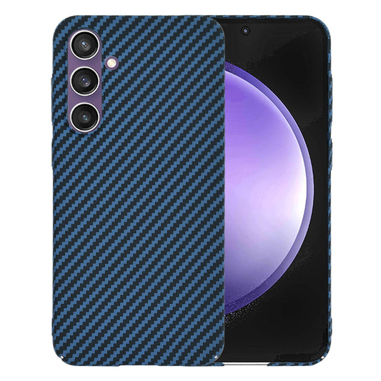 Funda para Samsung Galaxy S23 FE S711, Techsuit, Carbonite FiberShell, Turquesa