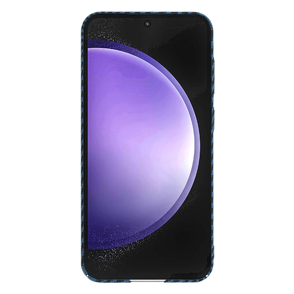 Funda para Samsung Galaxy S23 FE S711, Techsuit, Carbonite FiberShell, Turquesa