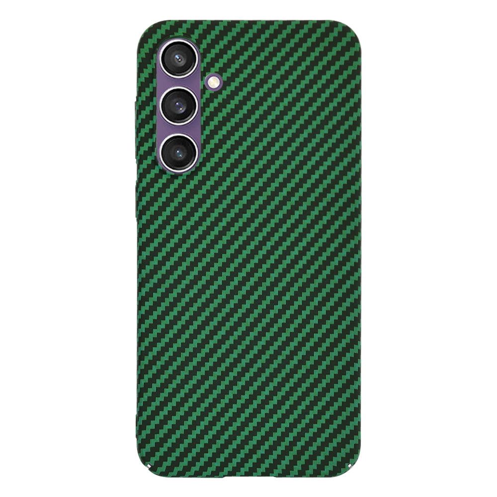 Funda para Samsung Galaxy S23 FE S711, Techsuit, Carbonite FiberShell, Verde